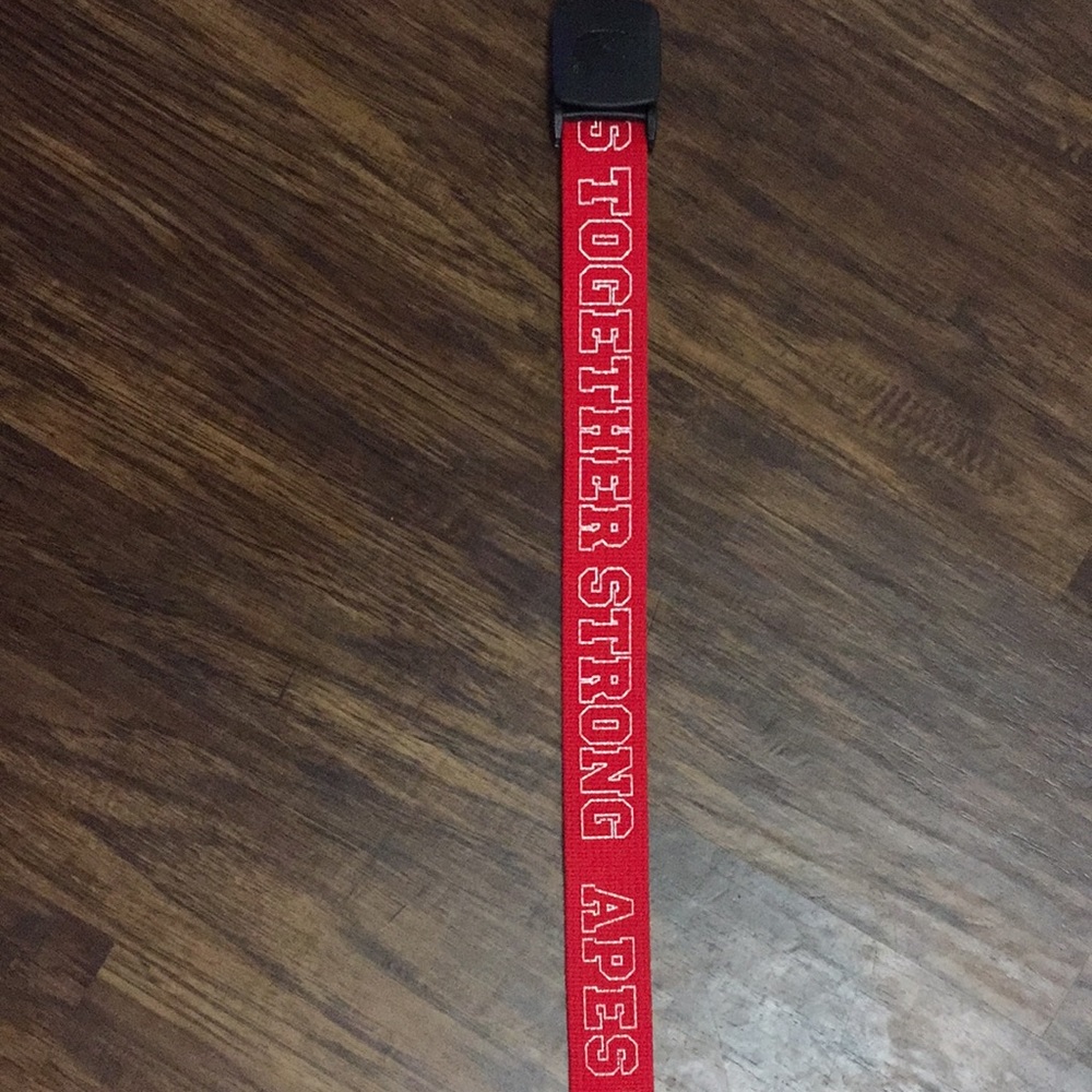 A Bathing Ape ats long belt (hang belt) Red